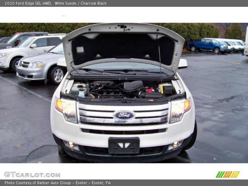 White Suede / Charcoal Black 2010 Ford Edge SEL AWD