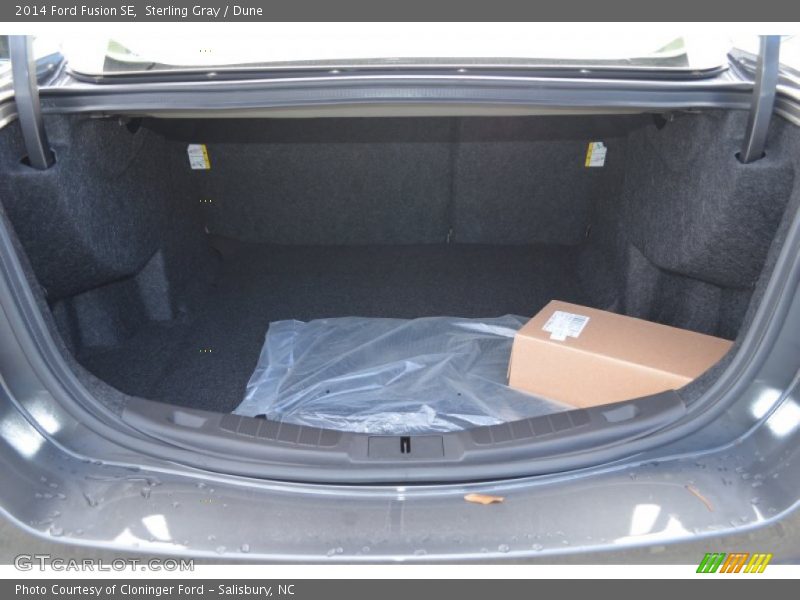 Sterling Gray / Dune 2014 Ford Fusion SE