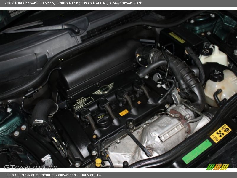 British Racing Green Metallic / Grey/Carbon Black 2007 Mini Cooper S Hardtop