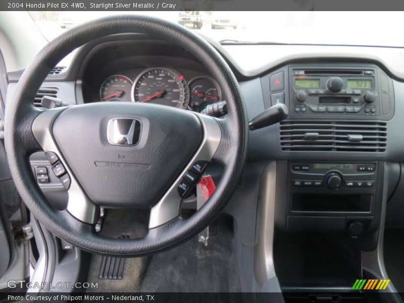 Starlight Silver Metallic / Gray 2004 Honda Pilot EX 4WD