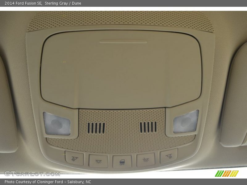 Sterling Gray / Dune 2014 Ford Fusion SE