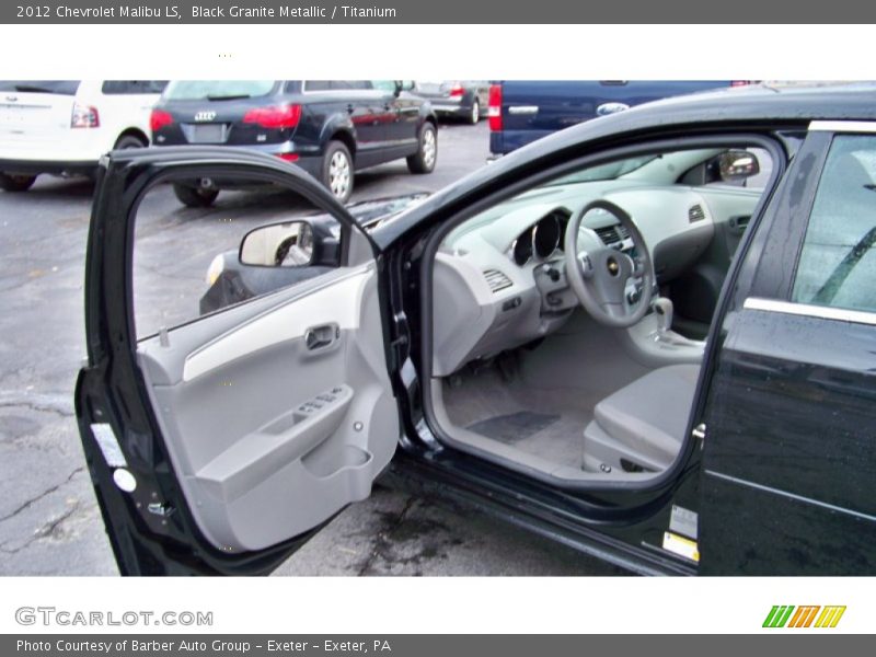 Black Granite Metallic / Titanium 2012 Chevrolet Malibu LS