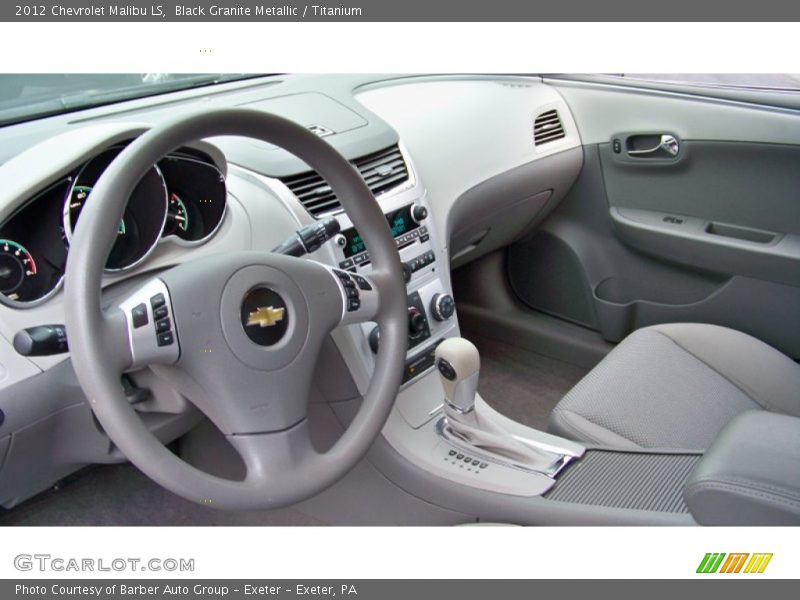 Black Granite Metallic / Titanium 2012 Chevrolet Malibu LS