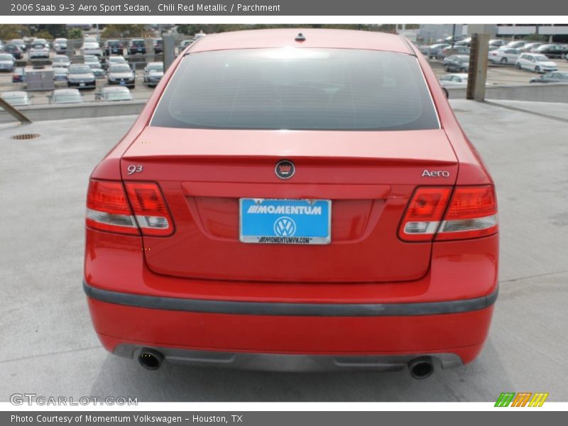 Chili Red Metallic / Parchment 2006 Saab 9-3 Aero Sport Sedan