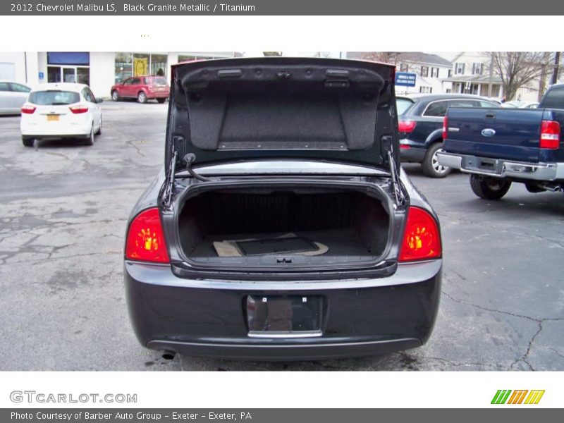 Black Granite Metallic / Titanium 2012 Chevrolet Malibu LS