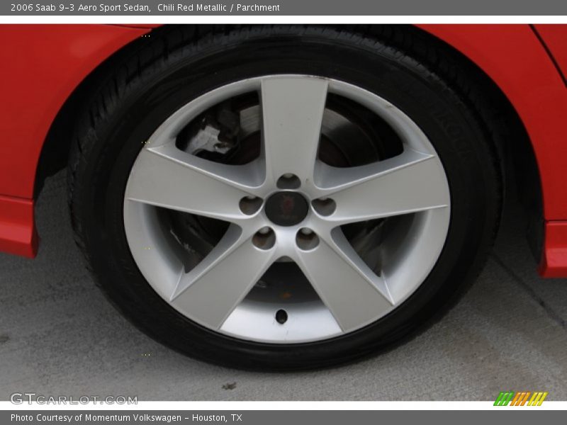 Chili Red Metallic / Parchment 2006 Saab 9-3 Aero Sport Sedan
