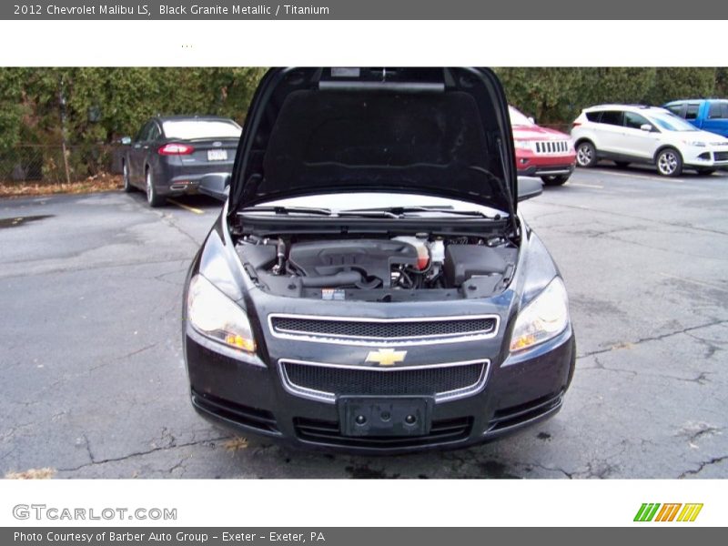 Black Granite Metallic / Titanium 2012 Chevrolet Malibu LS