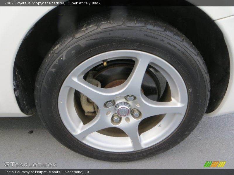 Super White / Black 2002 Toyota MR2 Spyder Roadster
