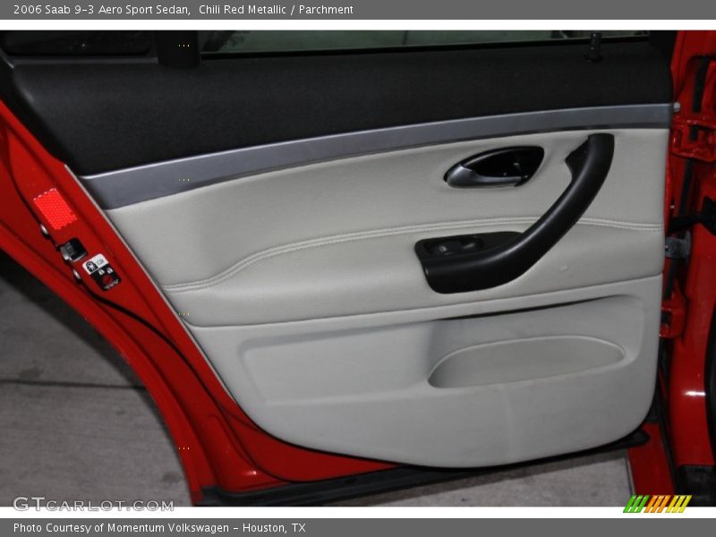 Chili Red Metallic / Parchment 2006 Saab 9-3 Aero Sport Sedan