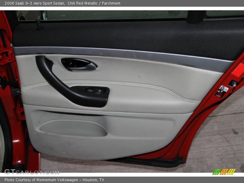 Chili Red Metallic / Parchment 2006 Saab 9-3 Aero Sport Sedan