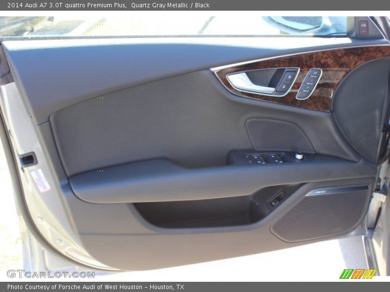 Quartz Gray Metallic / Black 2014 Audi A7 3.0T quattro Premium Plus