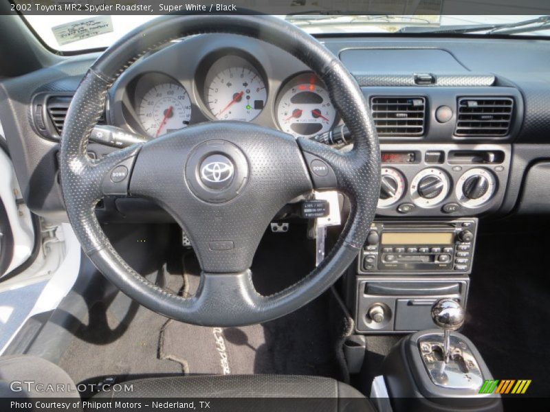 Super White / Black 2002 Toyota MR2 Spyder Roadster