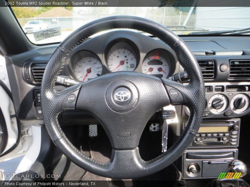 Super White / Black 2002 Toyota MR2 Spyder Roadster