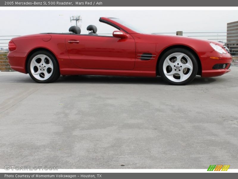 Mars Red / Ash 2005 Mercedes-Benz SL 500 Roadster
