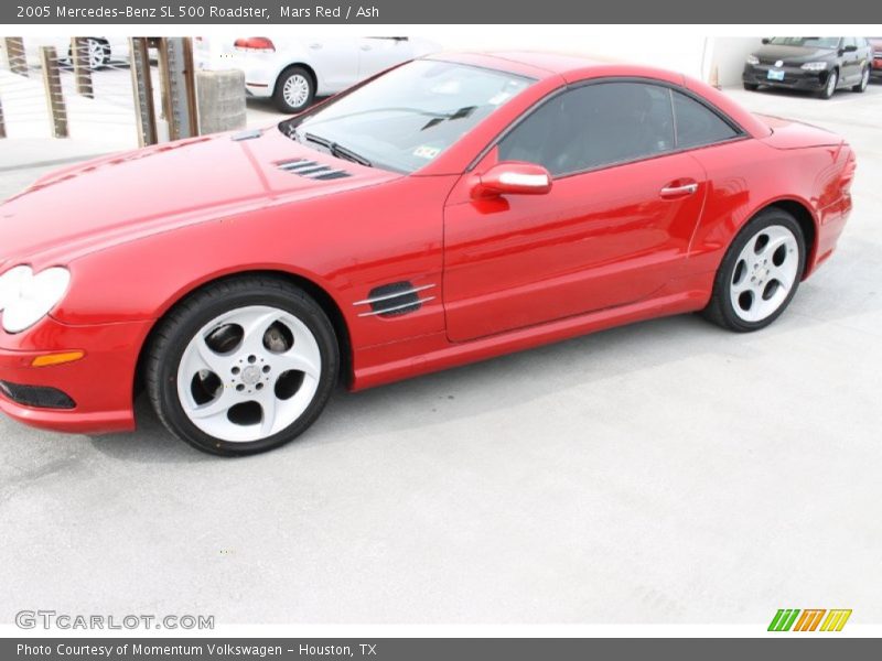Mars Red / Ash 2005 Mercedes-Benz SL 500 Roadster