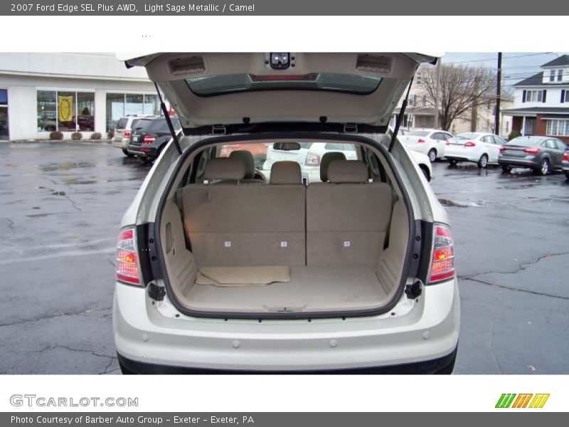 Light Sage Metallic / Camel 2007 Ford Edge SEL Plus AWD