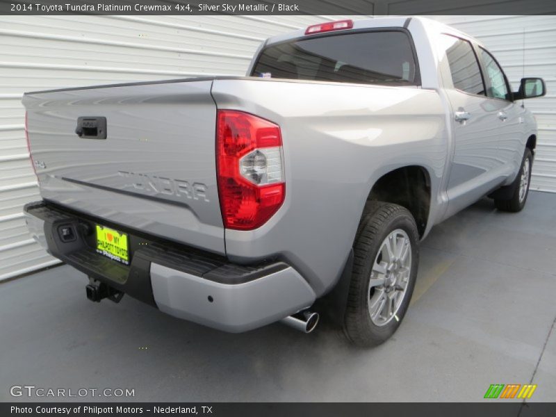 Silver Sky Metallic / Black 2014 Toyota Tundra Platinum Crewmax 4x4