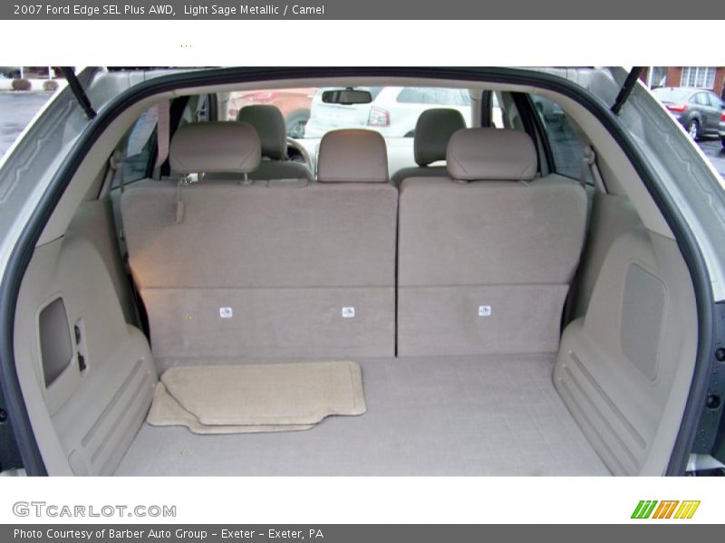 Light Sage Metallic / Camel 2007 Ford Edge SEL Plus AWD