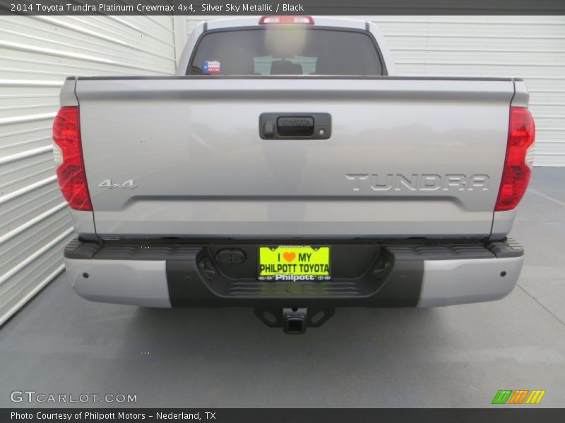 Silver Sky Metallic / Black 2014 Toyota Tundra Platinum Crewmax 4x4