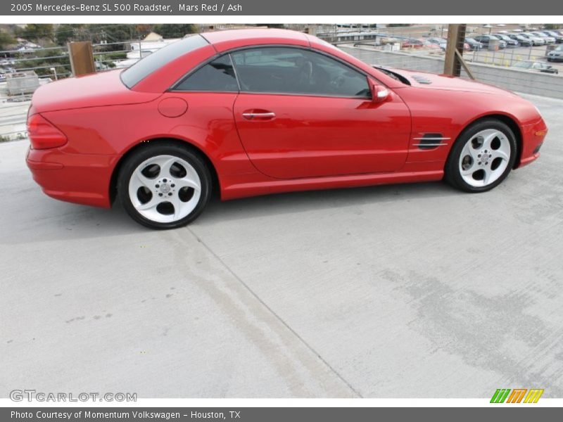 Mars Red / Ash 2005 Mercedes-Benz SL 500 Roadster