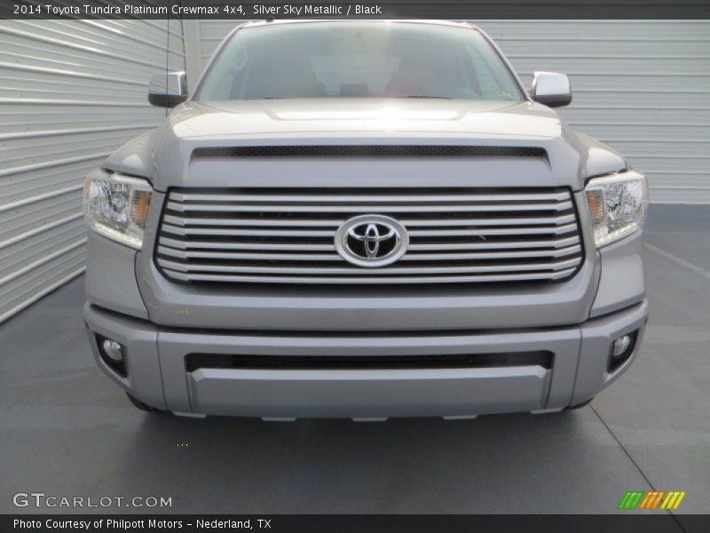 Silver Sky Metallic / Black 2014 Toyota Tundra Platinum Crewmax 4x4