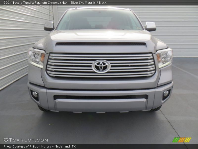 Silver Sky Metallic / Black 2014 Toyota Tundra Platinum Crewmax 4x4