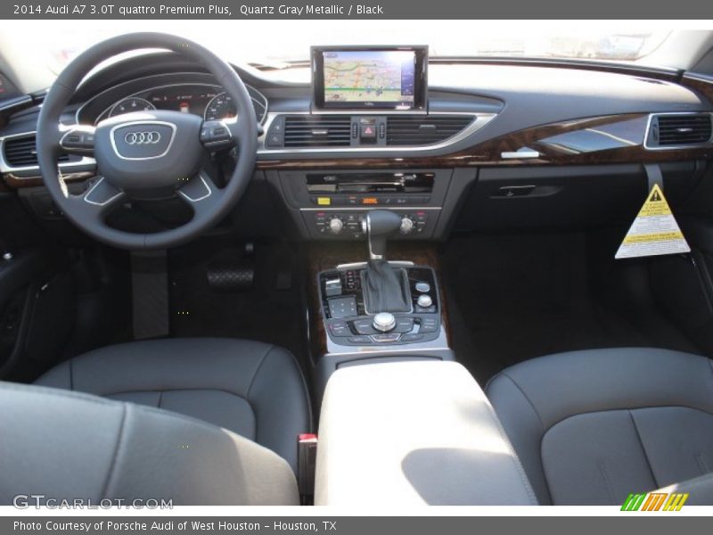 Quartz Gray Metallic / Black 2014 Audi A7 3.0T quattro Premium Plus