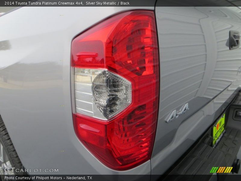 Silver Sky Metallic / Black 2014 Toyota Tundra Platinum Crewmax 4x4