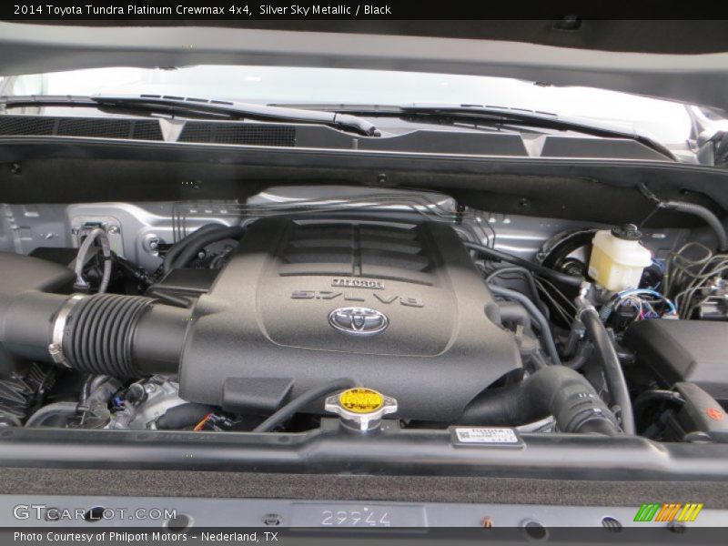 Silver Sky Metallic / Black 2014 Toyota Tundra Platinum Crewmax 4x4