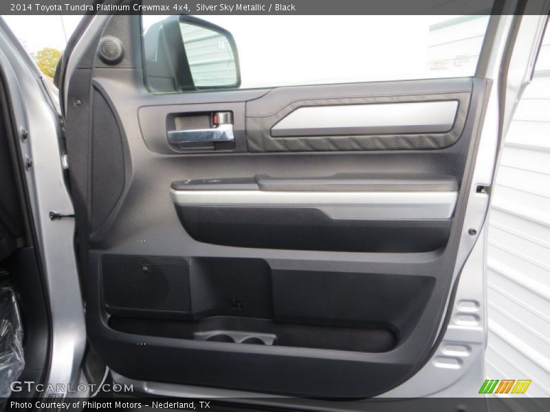 Silver Sky Metallic / Black 2014 Toyota Tundra Platinum Crewmax 4x4