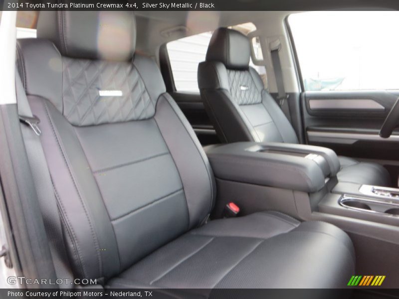 Silver Sky Metallic / Black 2014 Toyota Tundra Platinum Crewmax 4x4
