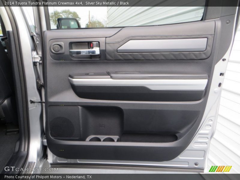 Silver Sky Metallic / Black 2014 Toyota Tundra Platinum Crewmax 4x4
