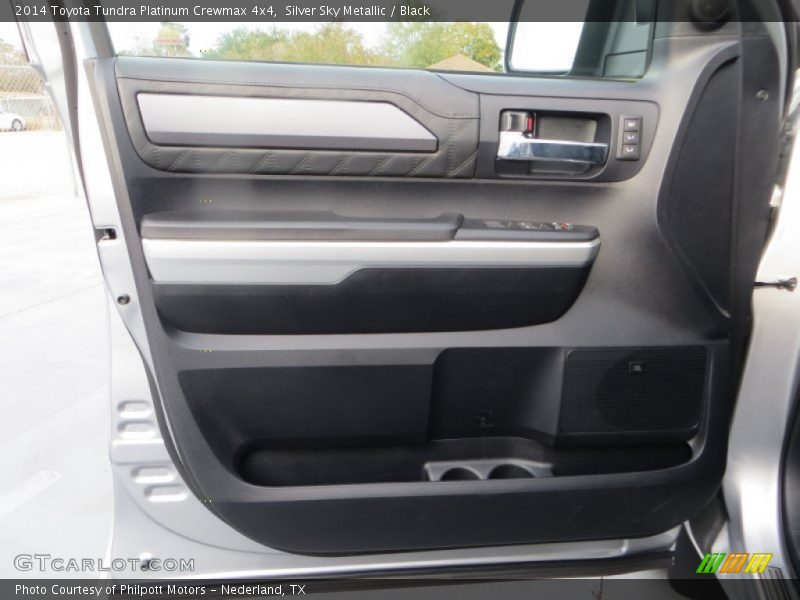 Silver Sky Metallic / Black 2014 Toyota Tundra Platinum Crewmax 4x4