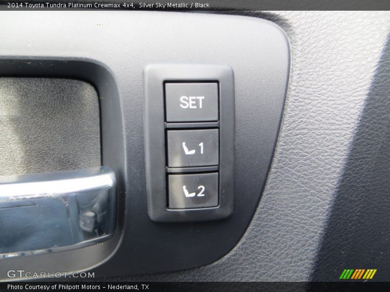 Silver Sky Metallic / Black 2014 Toyota Tundra Platinum Crewmax 4x4