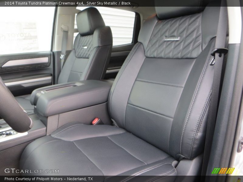 Silver Sky Metallic / Black 2014 Toyota Tundra Platinum Crewmax 4x4