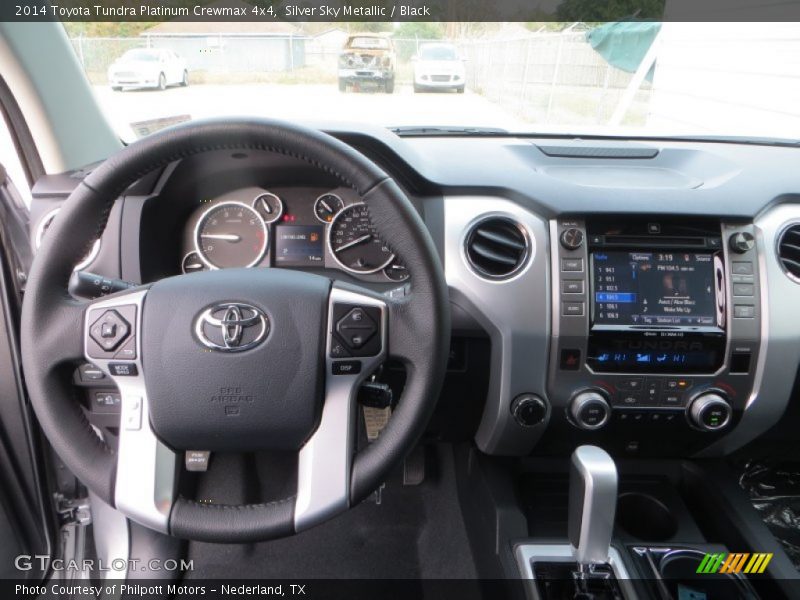 Silver Sky Metallic / Black 2014 Toyota Tundra Platinum Crewmax 4x4