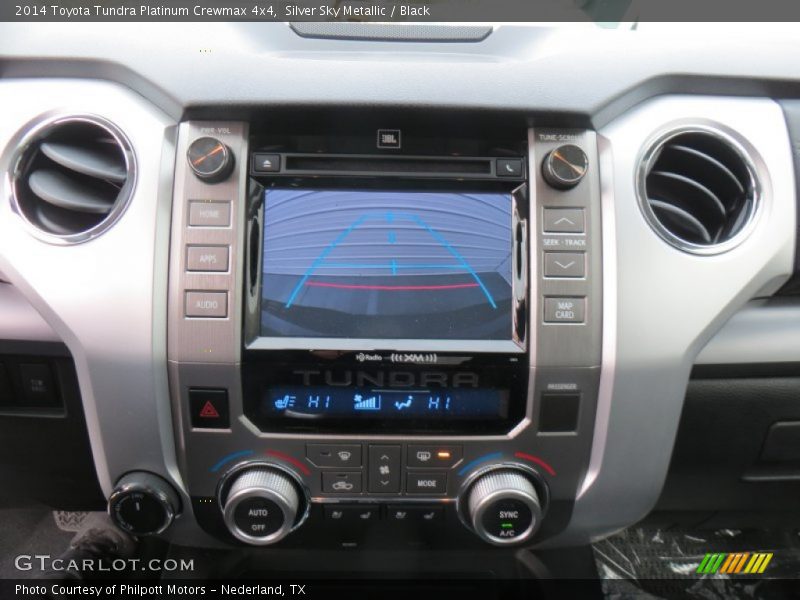 Silver Sky Metallic / Black 2014 Toyota Tundra Platinum Crewmax 4x4