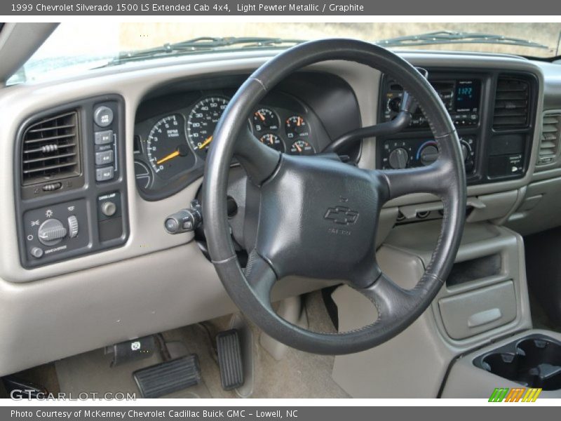 Light Pewter Metallic / Graphite 1999 Chevrolet Silverado 1500 LS Extended Cab 4x4