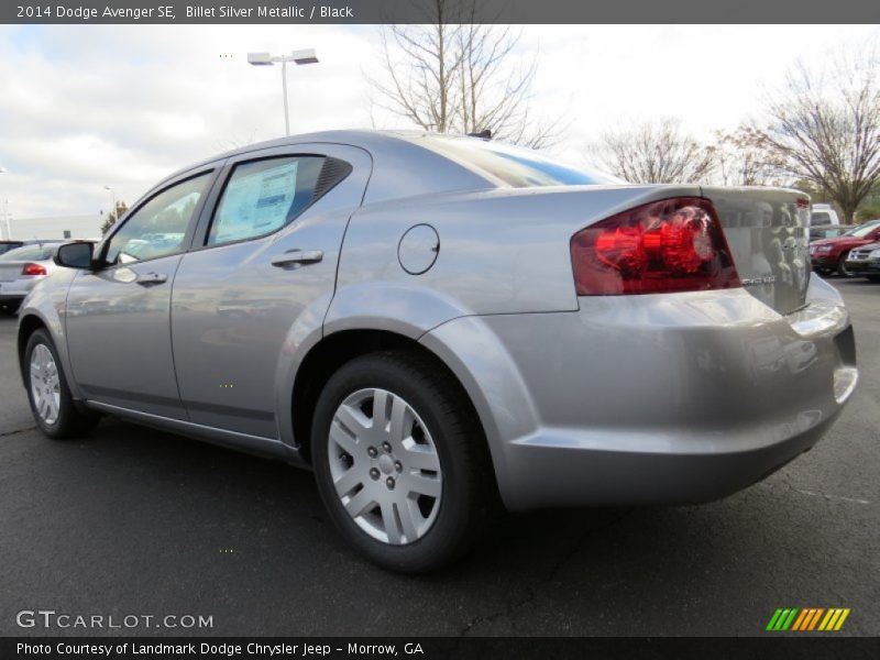 Billet Silver Metallic / Black 2014 Dodge Avenger SE