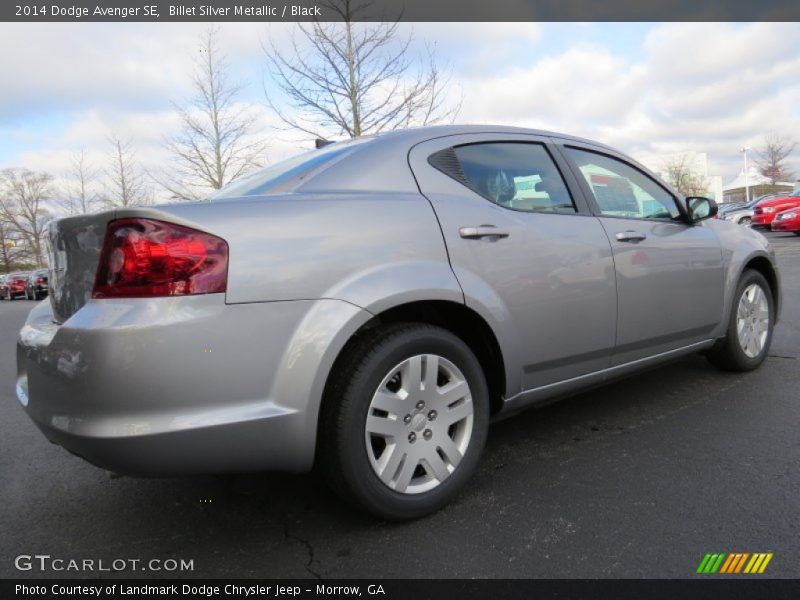 Billet Silver Metallic / Black 2014 Dodge Avenger SE