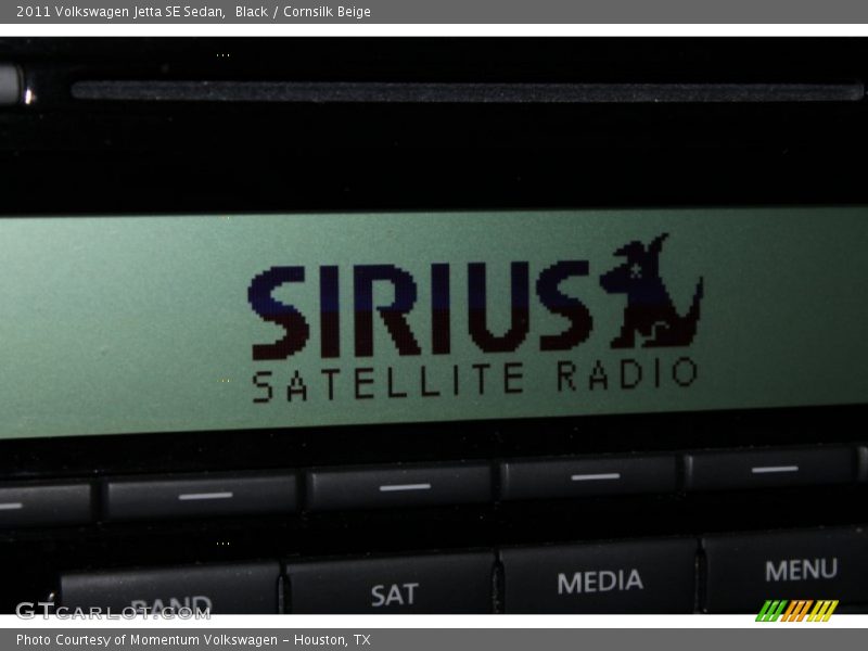 Black / Cornsilk Beige 2011 Volkswagen Jetta SE Sedan