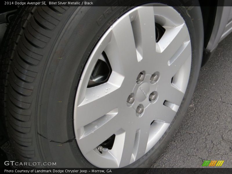 Billet Silver Metallic / Black 2014 Dodge Avenger SE
