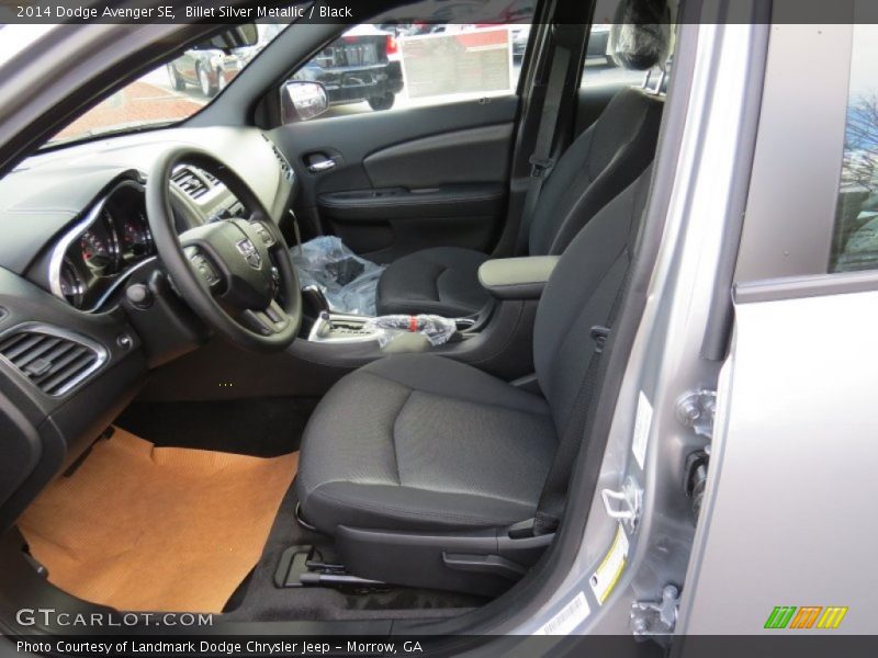 Billet Silver Metallic / Black 2014 Dodge Avenger SE
