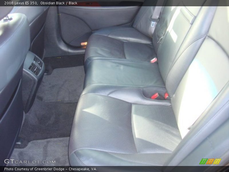 Obsidian Black / Black 2008 Lexus ES 350