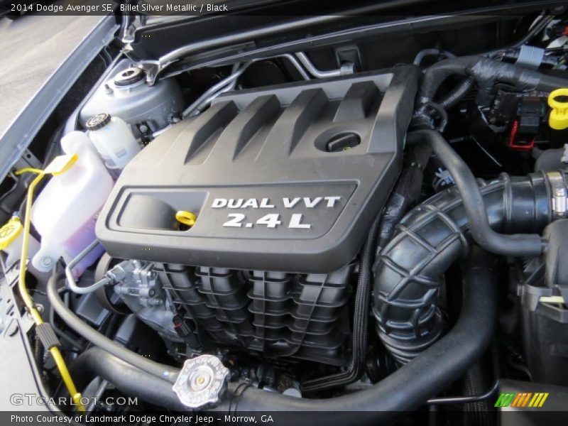 Billet Silver Metallic / Black 2014 Dodge Avenger SE