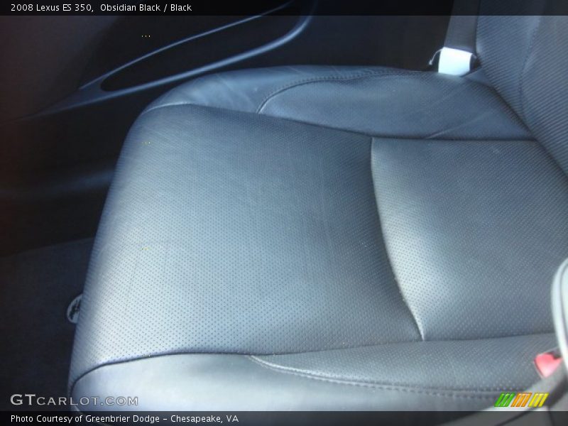 Obsidian Black / Black 2008 Lexus ES 350