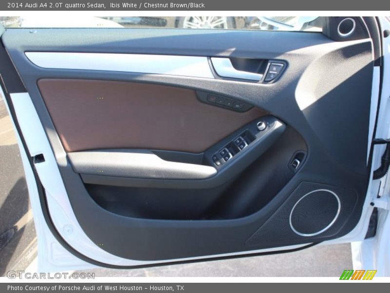 Ibis White / Chestnut Brown/Black 2014 Audi A4 2.0T quattro Sedan