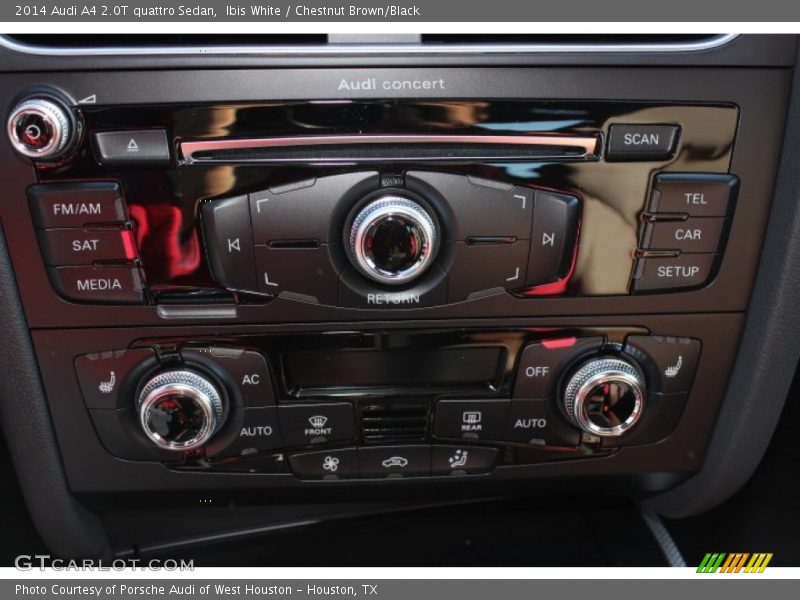 Ibis White / Chestnut Brown/Black 2014 Audi A4 2.0T quattro Sedan