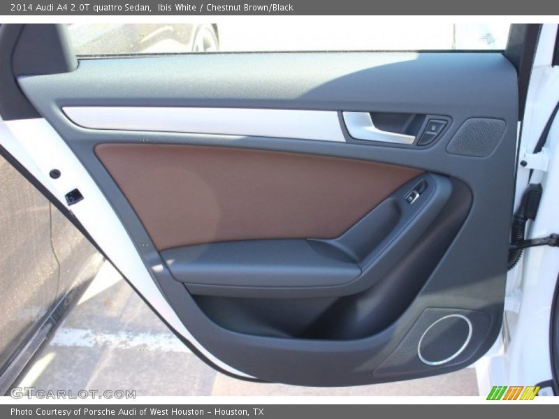 Ibis White / Chestnut Brown/Black 2014 Audi A4 2.0T quattro Sedan
