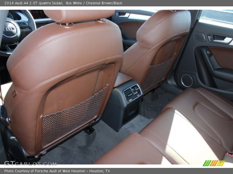 Ibis White / Chestnut Brown/Black 2014 Audi A4 2.0T quattro Sedan